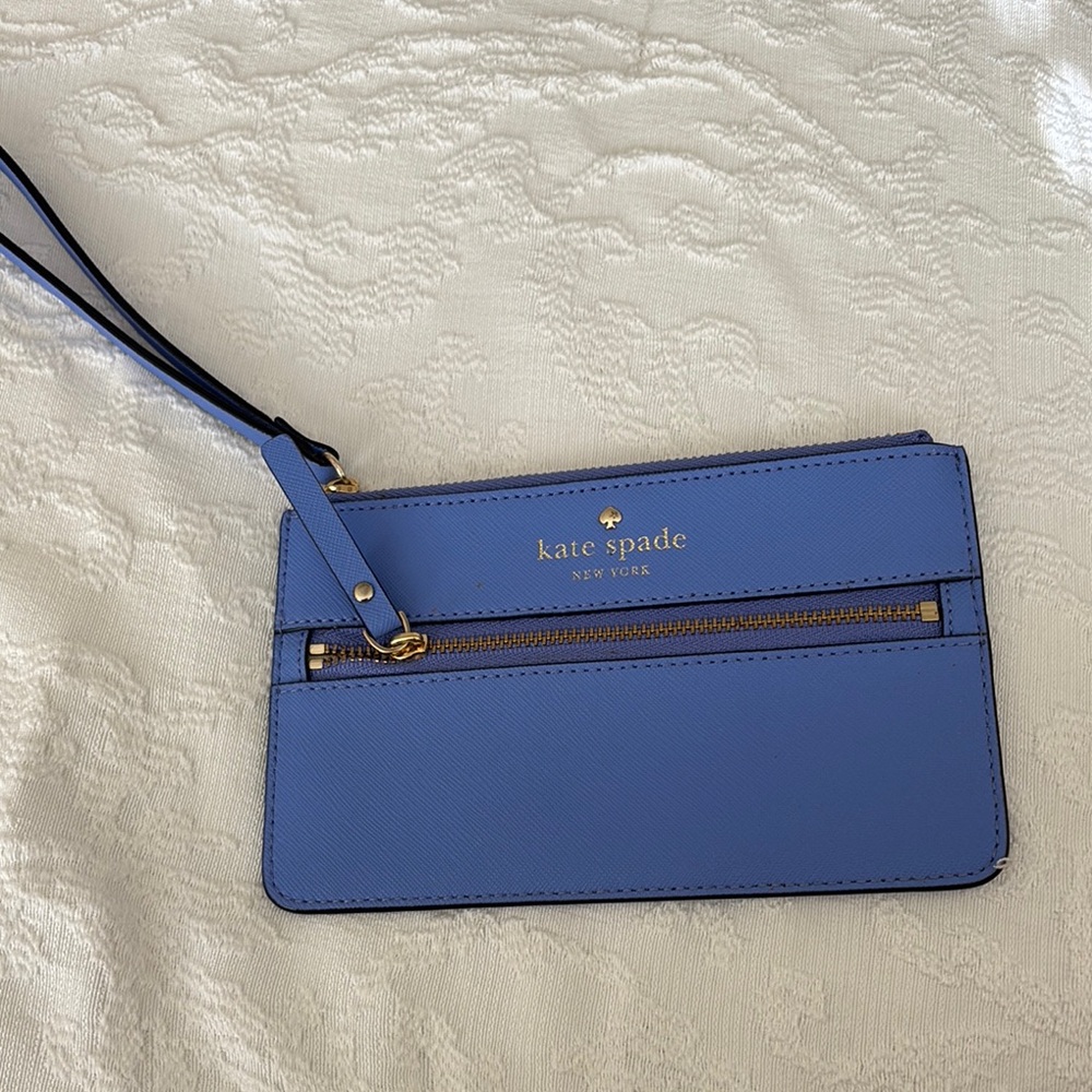 Kate Spade Blue Wristlet